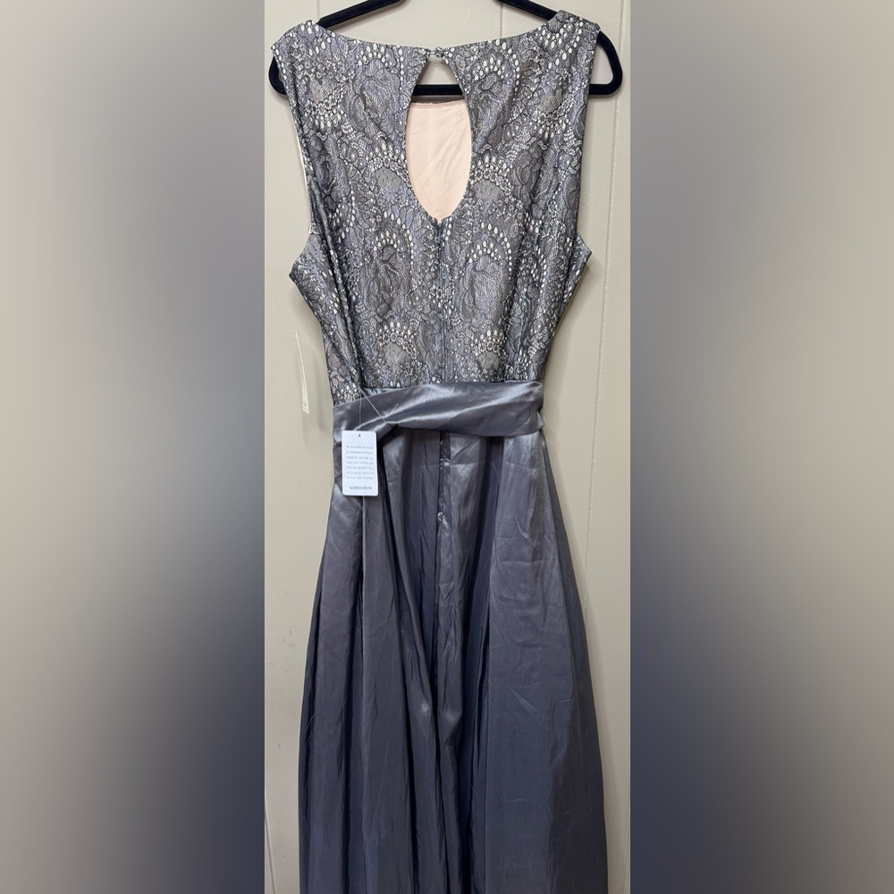 NWT Eliza J Taffeta & Lace Mix Media Ball Gown Womens Size 20W - Picture 6 of 15